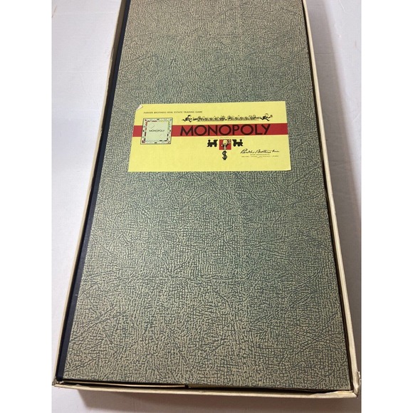 Vintage 1946-1954 Parker Brothers Monopoly Board Game - Picture 6 of 12